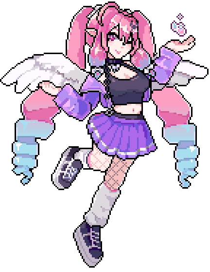 Pixel Idle animation for @FluxieeVT