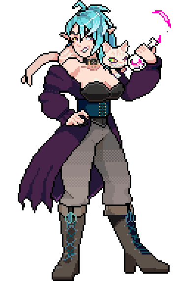 Pixel Idle animation for @thetwi