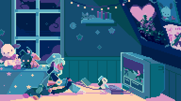 Retro Scene for @Rainedaze